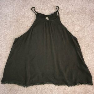 Green tank top